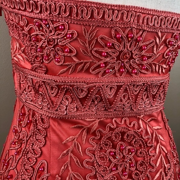 Sue Wong Nocturne Strapless Beaded Dress Size 4. - Picture 7 of 13